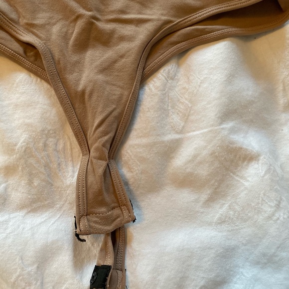 Brown/dark tan bodysuit - Picture 2 of 3
